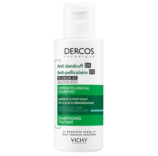 [3337875849081] Dercos DS 75 mL Shampoo Anticaspa Grasa Calmante y Antifúngico Normal a Graso Vichy - L'Oréal