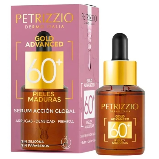[7804907985230] Serum Acción Global Gold Advanced 60+ 27 mL Petrizzio