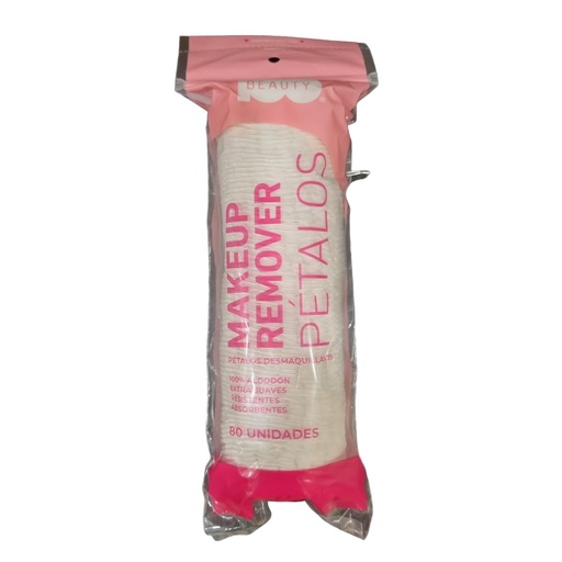 [7805633025559] Pétalos Desmaquillantes 80 Unidades Beauty 100