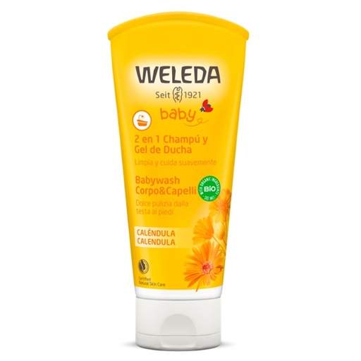 [4001638096515] Weleda Baby 2 en 1 Shampoo & Gel de Ducha Caléndula 200 mL