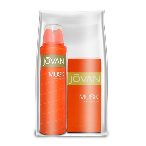 [7804907923942] Jovan Musk For Women Colonia Spray + Desodorante Spray
