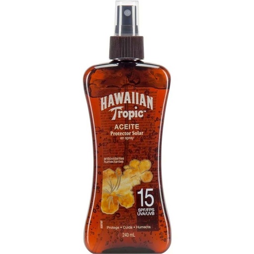 [075486031565] Hawaiian Tropic Aceite-Gel Coconut Oil Fps 15 240 mL
