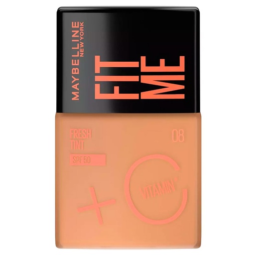 [6902395830573] Fit Me Base De Maquillaje Fresh Tint 08 SPF 50 30 mL Maybelline