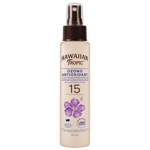 [075486138882] Hawaiian Tropic Ozono Antioxidante FPS15 Spray 100 mL