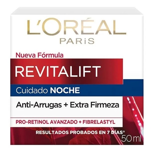 [8411300692000] Revitalift Crema Hidratante Noche Pro-Retinol + Fibrelastyl 50 mL L'oreal
