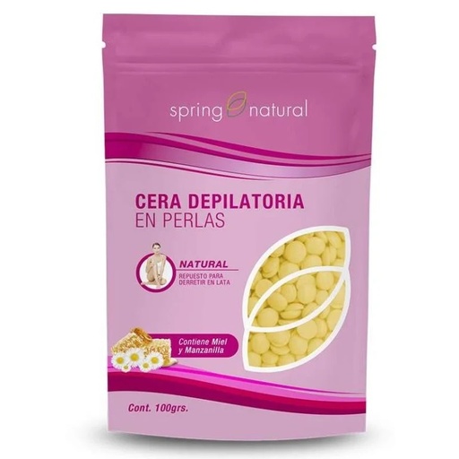 [7805633014140] Spring Natural Perlas Natural Cera Depilatoria 100 g