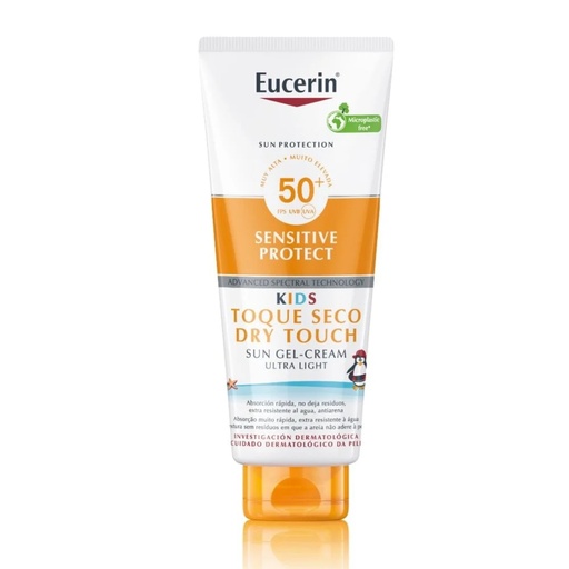 [4005800322327] Eucerin Sun Kids Sensitive Protect Bloqueador FPS 50+ Gel-Crema Toque Seco 400 mL Beiersdorf
