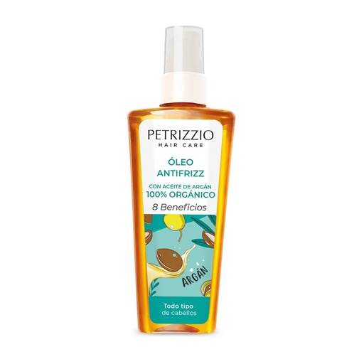 [7804907924727] Óleo Antifrizz Aceite de Argán 100 mL Petrizzio