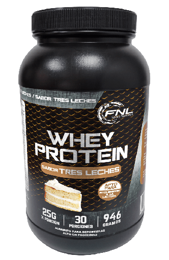 [850052411879] Whey Protein Tres Leches Polvo 946 g FNL