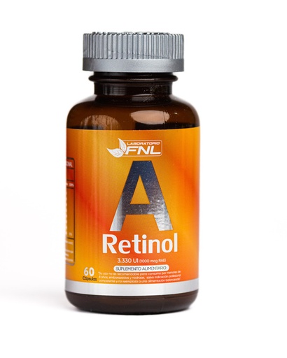 [8780202316025] Vitamina A Retinol 60 Cápsulas FNL