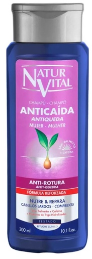[8414002072958] Naturvital Anticaída Mujer Antirotura Shampoo 300 mL