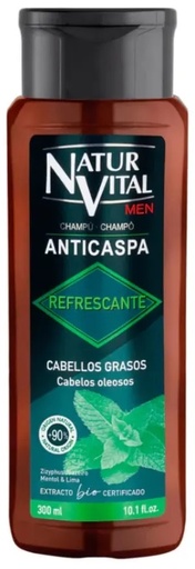 [8414002006151] Naturvital Anticaspa Grasos Refrescante Shampoo 300 mL
