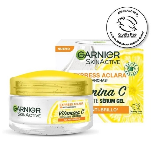 [7899706194273] Garnier Skin Active Hidratante Express Aclara Crema Gel 50 mL