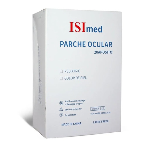 [7804680940174] Isimed 20 Parches Oculares Infantiles Color Piel
