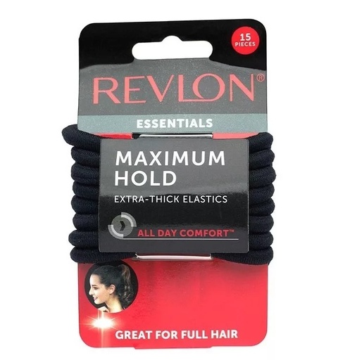 [761318231660] Revlon 15 Collets Extra Gruesos Máxima Fijación