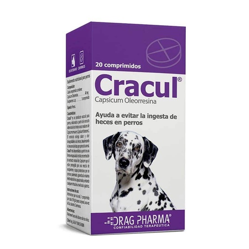 [7800006010705] Cracul Perros 20 Comprimidos Drag Pharma