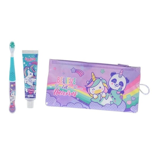 [7804915527941] Unicorn Cepillo + Pasta Dental 50 g + Estuche Gelatti