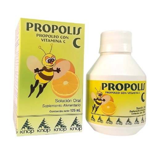 [7803504000520] Propolis C Solución Oral 125 mL Knop Natural*