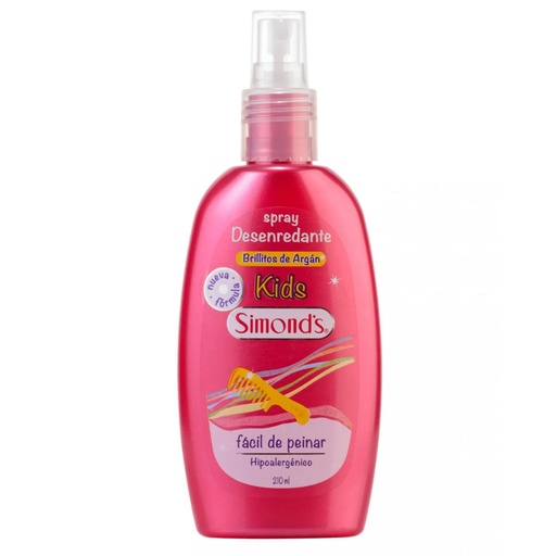 [7804945013193] Simond´s Spray Desenredante Kids Brillitos de Argán 210 mL
