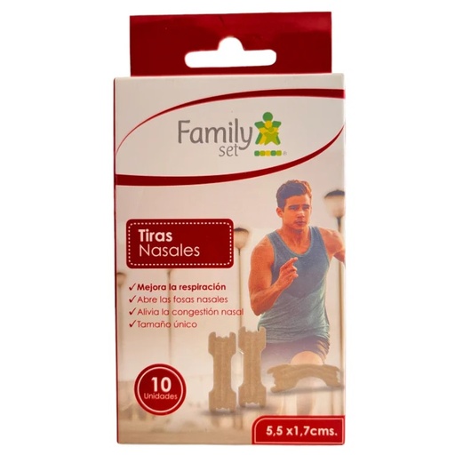 [7805633024156] Tiras Nasales Piel Seca/Sensible 10 Unidades Family Set