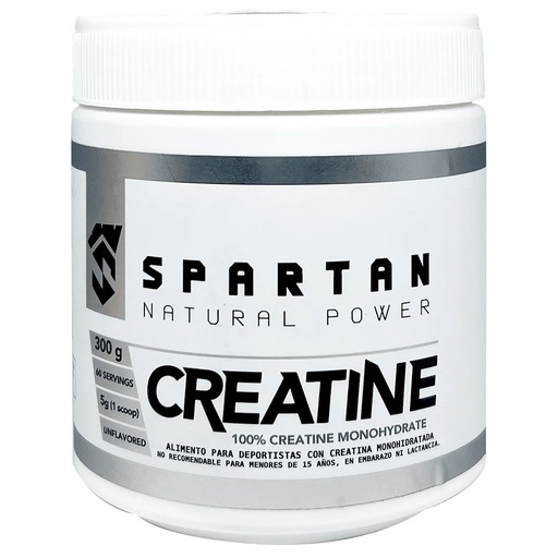 [7804676660567] Spartan 300 g Creatina Sin Sabor Monohidratada