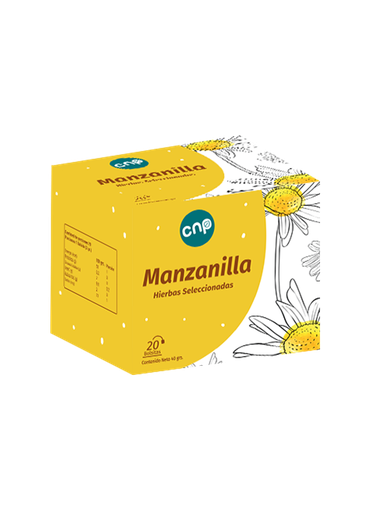 [9001001001608] Té de Manzanilla 20 Bolsitas Cnp