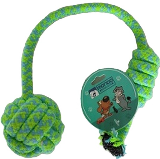 [2893700059137] Cuerda Anudada con Pelota Para Perros Mundo Mascotas