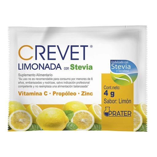 [7804918402016] Crevet Limonada Caliente Polvo para Solución Oral 1 Sobre Prater