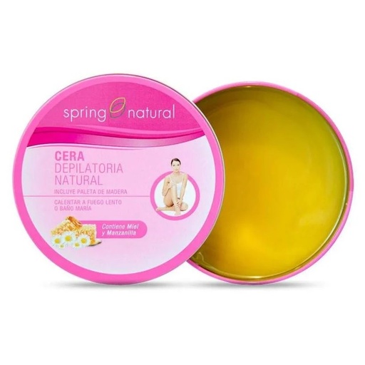[7805633014201] Spring Natural Tarro Cera Depiladora Natural 200 g