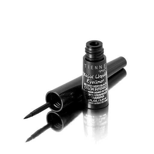 [7804918100523] Etienne Delineador de Ojos Líquido Kajal Very Black WaterProof 2,45 mL Davis