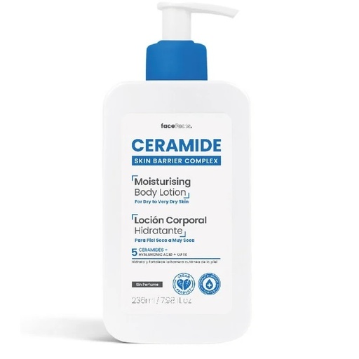 [5031413938364] Ceramide Loción Corporal Hidratante Piel Seca 236 mL FaceFacts
