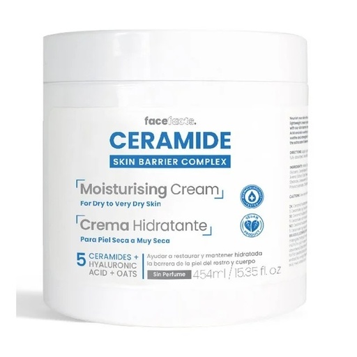 [5031413938357] Ceramide Crema Hidratante Piel Seca 454 mL FaceFacts