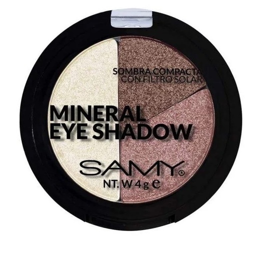 [7703378007550] Samy Sombra Trio Mineral Caramelo Chic