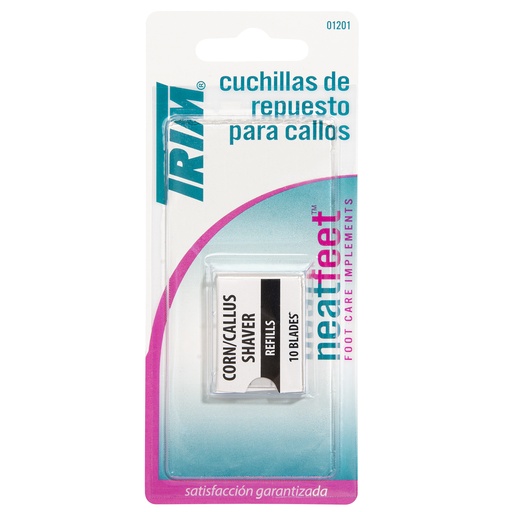 [071603012011] Trim 10 Cuchillas Repuesto Corta Callos Hofmann
