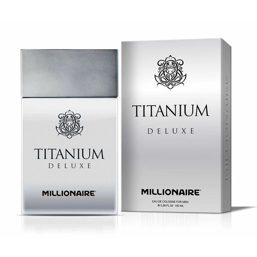 [7804902038580] Titanium Deluxe Eau de Toilette Spray 100 mL Millionaire