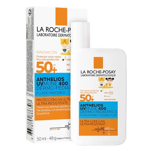 [3337875886307] Anthelios Uvmune 400 Dermo-Pediatrics FPS 50+ Invisible Fluído 50 mL La Roche Posay