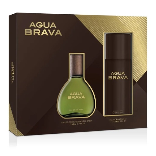 [8411061090985] Agua Brava Spray 50 mL + Desodorante Spray 150 mL Puig