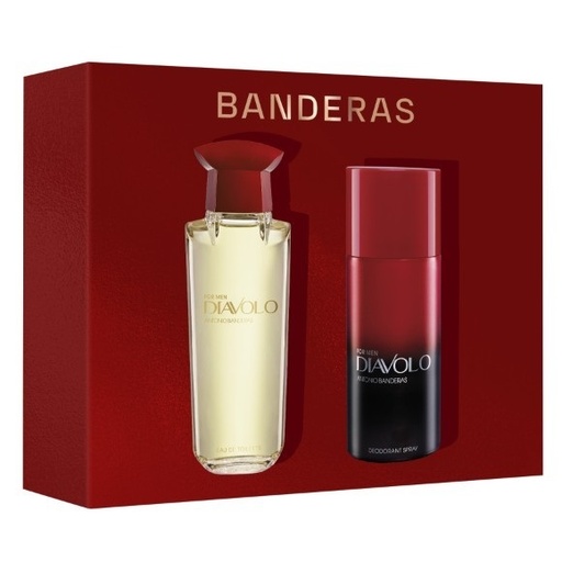 [8411061074473] Diavolo Eau de Toilette 100 mL + Deodorant Spray 150 mL Antonio Banderas Puig