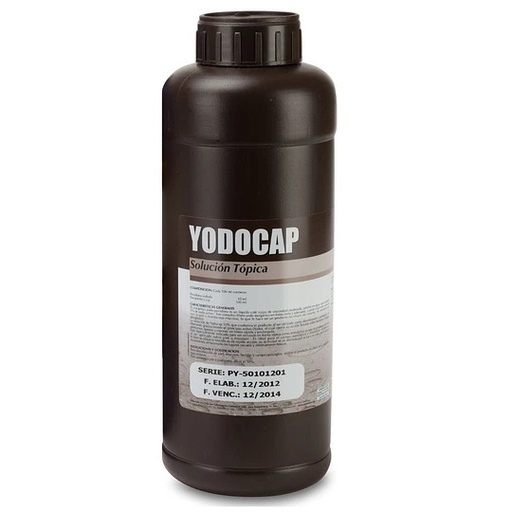 [7804639030338] Yodocap 10 % Solución Tópica 1000 mL Virbac Centrovet