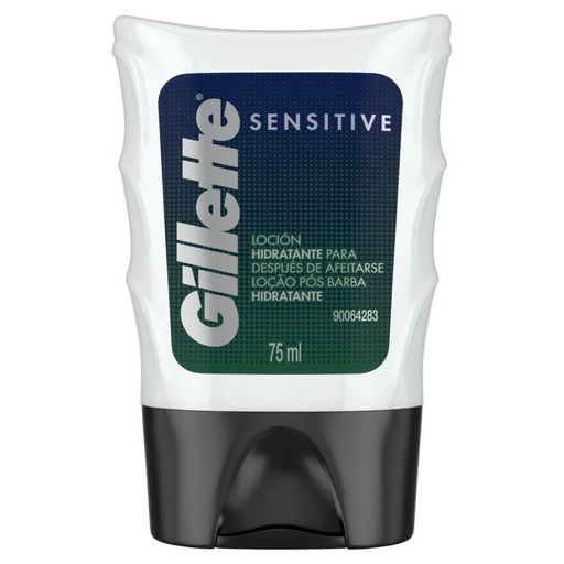 [7500435187985] Gillette Loción Hidratante After Shave Sensitive 75 mL