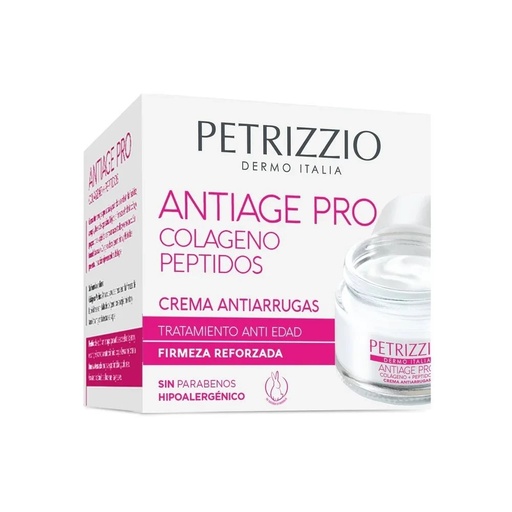 [7804907978218] Antiage Pro Colágeno Péptidos Crema Antiarrugas 50 g Petrizzio