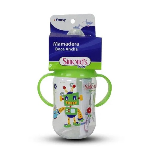 [7804945021204] Simond's Baby Fansy Mamadera Boca Ancha Fansy 260 mL Durandin