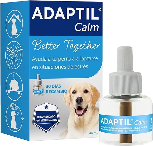 [3411112169344] Adaptil Calm Recarga 48 mL Feromonas Antiestrés Perros Ceva