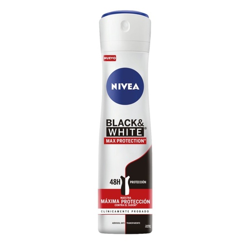 [4005900830937] Nivea Women Invisible Black & White Max Protection Antitranspirante Spray Mujer 150 mL Beiersdorf