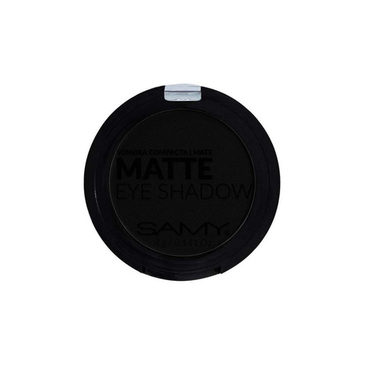 [7703378004887] Samy Eye Shadow Sombra Mineral Matte 01 Negro Profundo