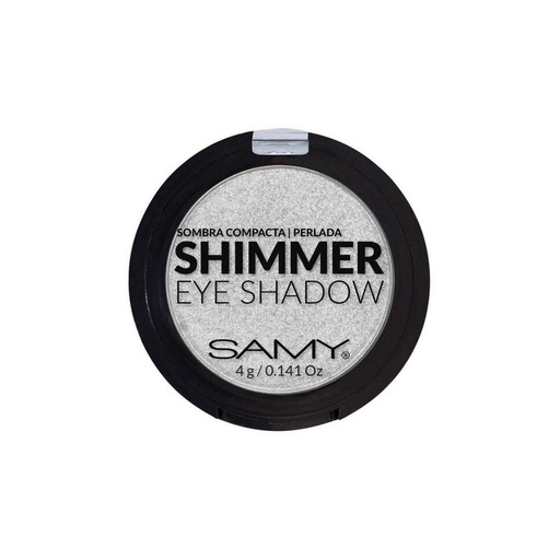 [7703378011328] Samy Eye Shadow Sombra Mineral Shimmer 38 Blanco Acero
