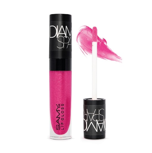[7703378009554] Samy Brillo de Labios Diamonds Spark Lip Gloss Shine 05 Fucsia Brillante