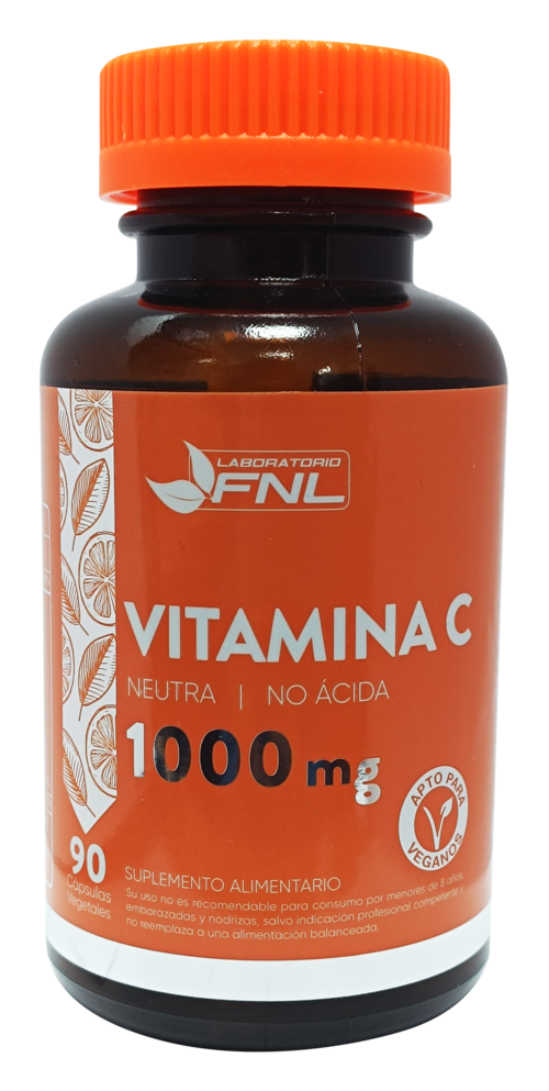 Vitamina C 1000 mg No Ácida 90 Cápsulas FNL
