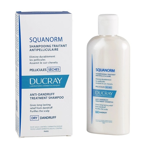[3282770140484] Squanorm Shampoo Anticaspa Seca 200 mL Ducray