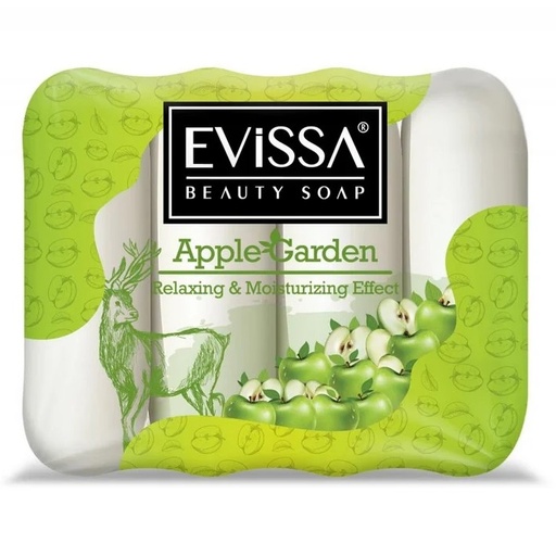 [8681725025084] Evissa Beauty Soap Apple Garden 4 Jabones en Barra 70 g